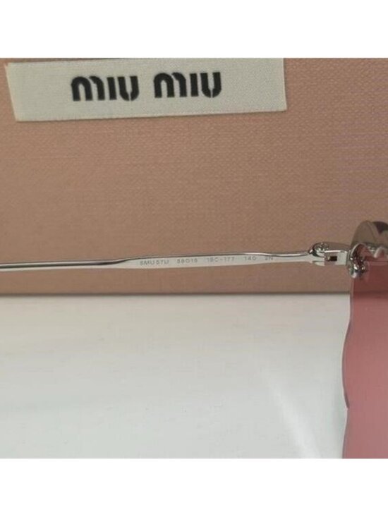 ?- New Authentic MIU MIU MU57U Irregular-Frame Sunglasses main image 10